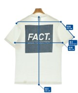 FACT.（ファクト）Tシャツ・カットソー 白 サイズ:S メンズ/2200720471359