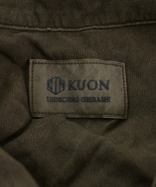 KUON（クオン）カジュアルシャツ 茶 サイズ:XL メンズ/2200686680017