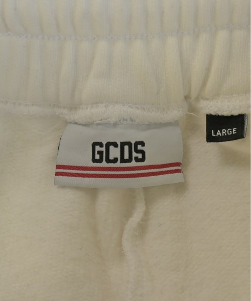 GCDS（ジーシーディーエス）スウェットパンツ 白 サイズ:L メンズ/2200477165143