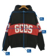 GCDS（ジーシーディーエス）パーカー 黒 サイズ:XL メンズ/2200643335042