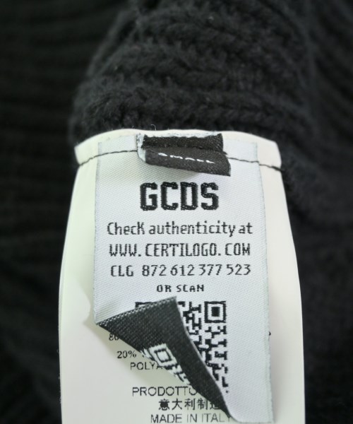 GCDS（ジーシーディーエス）ニット・セーター 黒 サイズ:S メンズ/2200678649015