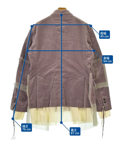 midorikawa....（ミドリカワ）カジュアルジャケット 紫 サイズ:L メンズ/2200653550251