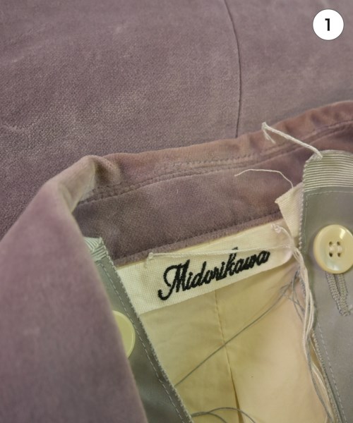 midorikawa....（ミドリカワ）カジュアルジャケット 紫 サイズ:L メンズ/2200653550251