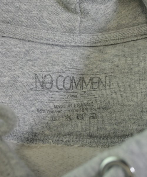 NO COMMENT PARIS（ノーコメントパリ）パーカー グレー サイズ:XXL メンズ/2200651814058