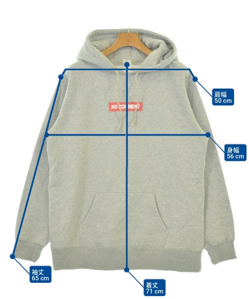NO COMMENT PARIS（ノーコメントパリ）パーカー グレー サイズ:XL メンズ/2200731444083