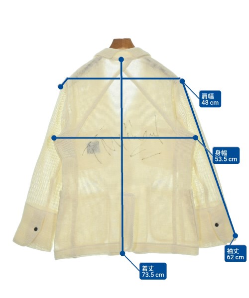 T-MICHAEL（ティーマイケル）カジュアルジャケット 白 サイズ:50(XL位) メンズ/2200641893049