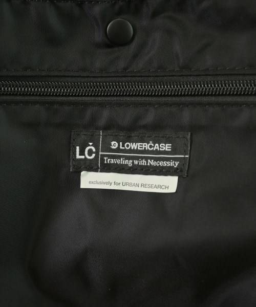 LOWERCASE（ロウワーケース）ボストンバッグ 黒 サイズ:- メンズ/2200705190060