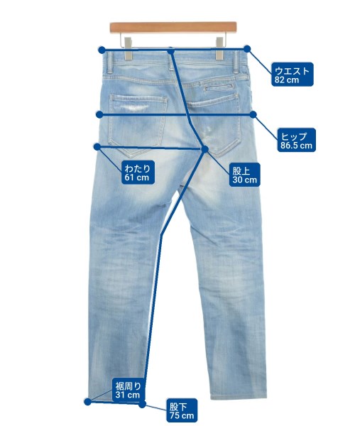 e JEANS（イージーンズ）デニムパンツ 青 サイズ:3(L位) メンズ/2200693722144