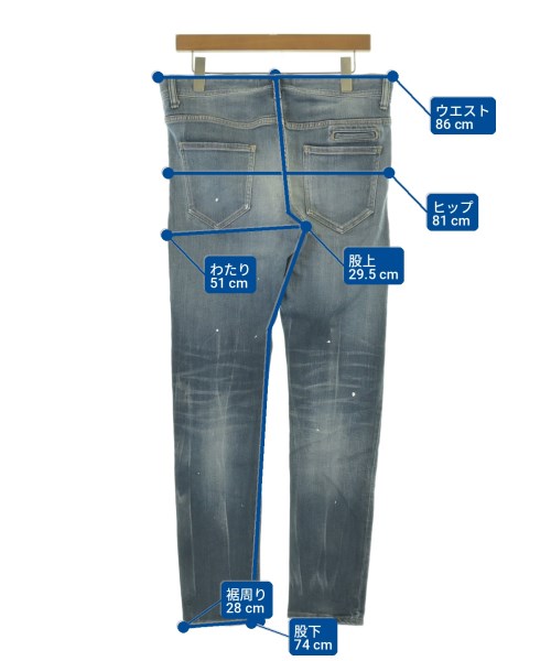 e JEANS（イージーンズ）デニムパンツ 青 サイズ:4(XL位) メンズ/2200707369020