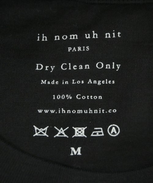 ih nom uh nit（インノミネイト）Tシャツ・カットソー 黒 サイズ:M メンズ/2200699187169