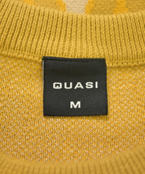 Quasi（クワジー）ニット・セーター 黄 サイズ:M メンズ/2200727855077