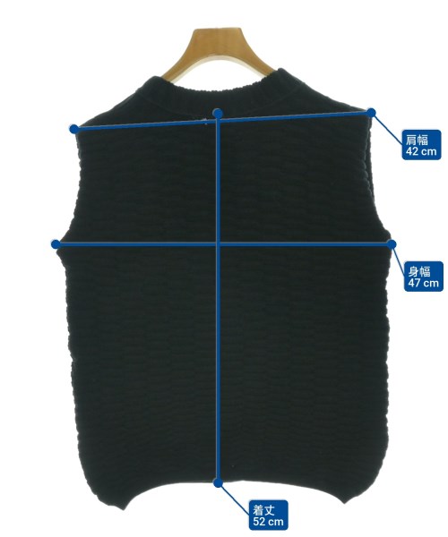 Molli（モリー）ベスト/ノースリーブ 黒 サイズ:S レディース/2200640055646