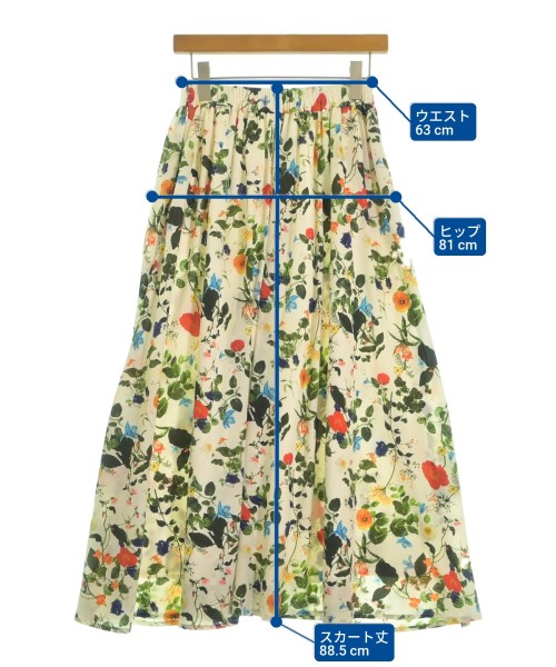 NOISE MAKER（ノイズメーカー）ロング・マキシ丈スカート 白 サイズ:38(M位) レディース/2200631959014