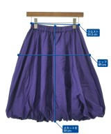 NOISE MAKER（ノイズメーカー）ひざ丈スカート 紫 サイズ:36(S位) レディース/2200650711099