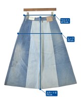 B SIDES（ビーサイズ）ロング・マキシ丈スカート 青 サイズ:S レディース/2200631195719