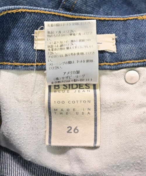 B SIDES（ビーサイズ）デニムパンツ 紺 サイズ:26(M位) レディース/2200608860145