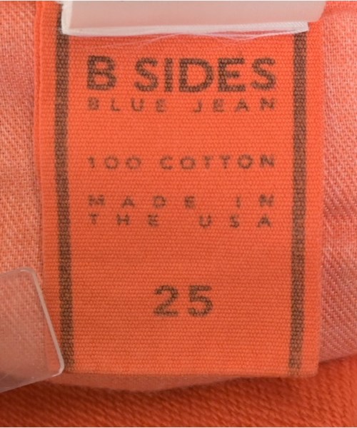 B SIDES（ビーサイズ）その他 オレンジ サイズ:25(S位) レディース/2200649936069