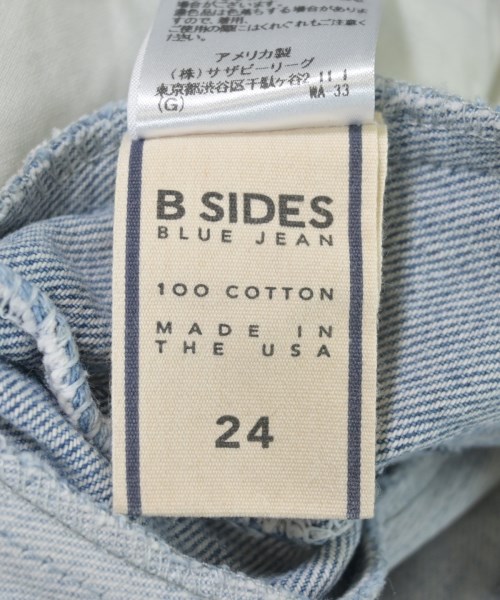 B SIDES（ビーサイズ）デニムパンツ 青 サイズ:24(S位) レディース/2200669353044