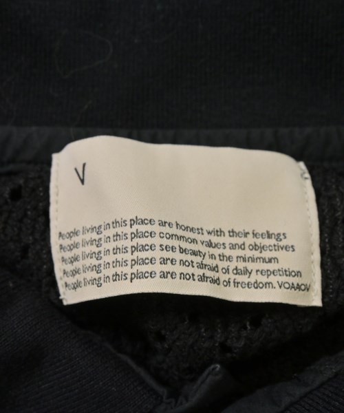 VOAAOV（ヴォアーブ）ニット・セーター 黒 サイズ:1(S位) メンズ/2200605759084