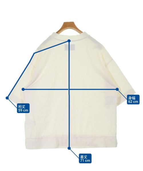 VOAAOV（ヴォアーブ）Tシャツ・カットソー 白 サイズ:F メンズ/2200654681091