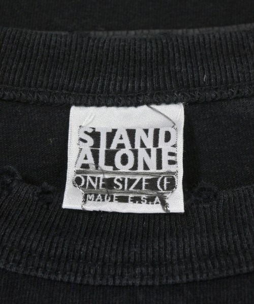STAND ALONE（スタンド・アローン）Tシャツ・カットソー 黒 サイズ:F レディース/2200677080734