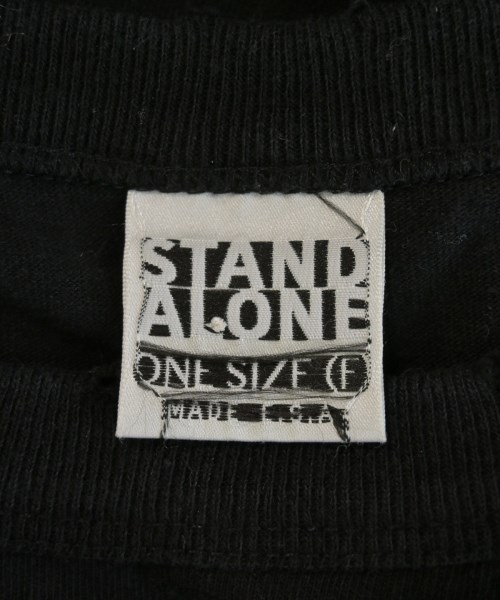 STAND ALONE（スタンド・アローン）Tシャツ・カットソー 黒 サイズ:ONE メンズ/2200724054398