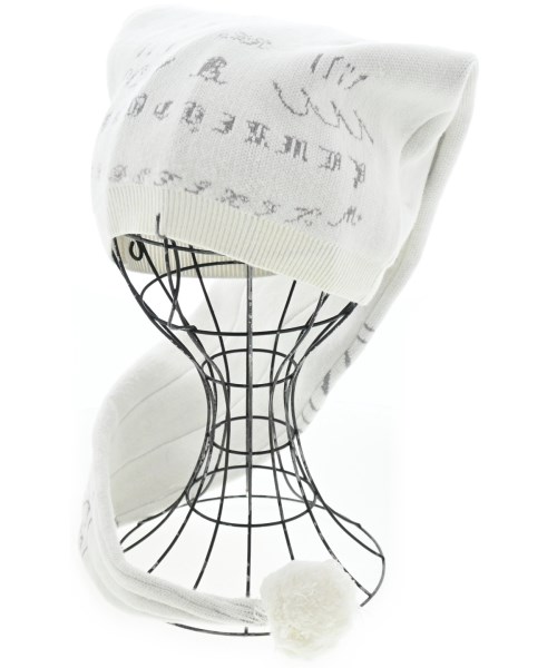 XANDER ZHOU(ザンダーゾウ)ニットキャップ・ビーニー 白 サイズ:F/2200673069016