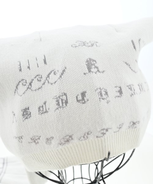 XANDER ZHOU（ザンダーゾウ）ニットキャップ・ビーニー 白 サイズ:F メンズ/2200673069016