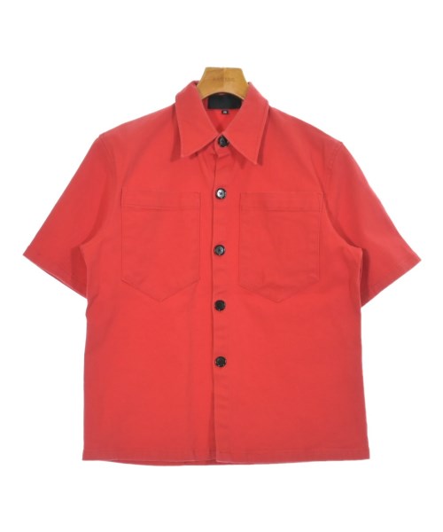 XANDER ZHOU(ザンダーゾウ)カジュアルシャツ 赤 サイズ:46(M位)/2200658489037