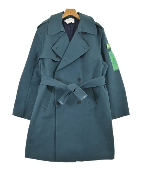 XANDER ZHOU(ザンダーゾウ)トレンチコート 青 サイズ:44(S位)/2200660349039