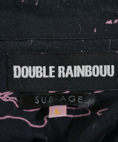 DOUBLE RAINBOUU（ダブルレインボー）カジュアルシャツ 黒 サイズ:L メンズ/2200703463081