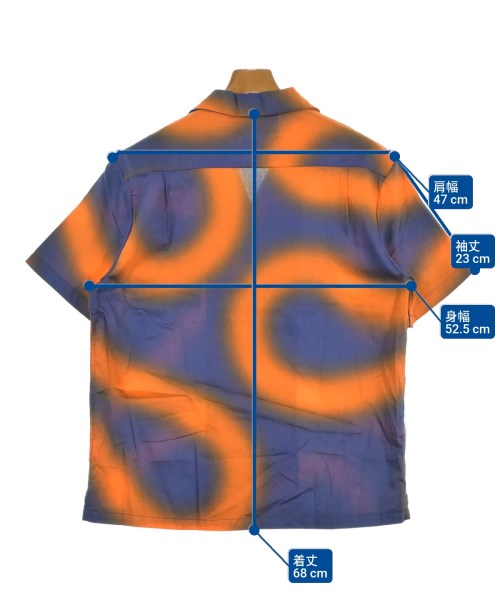 DOUBLE RAINBOUU（ダブルレインボー）カジュアルシャツ オレンジ サイズ:M メンズ/2200661837542