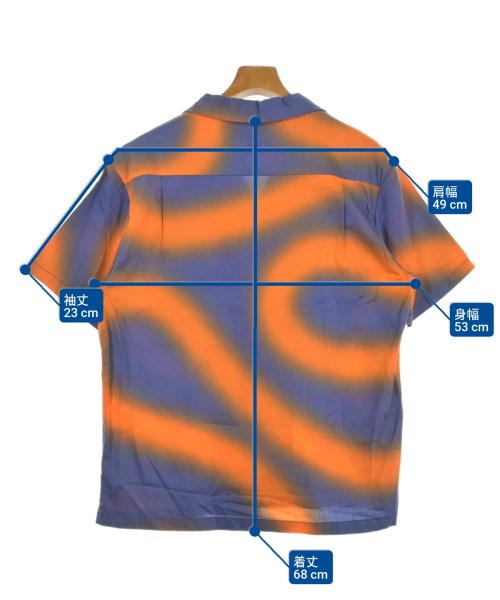 DOUBLE RAINBOUU（ダブルレインボー）カジュアルシャツ オレンジ サイズ:L メンズ/2200661837559