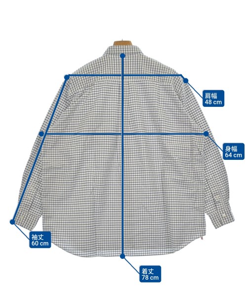 BEAMS JAPAN（ビームスジャパン）カジュアルシャツ 白 サイズ:S メンズ/2200632647453