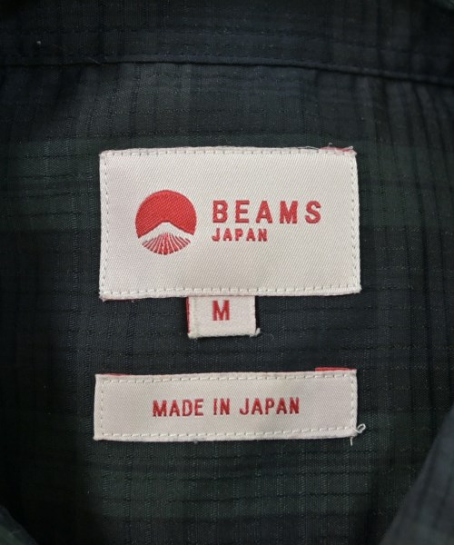 BEAMS JAPAN（ビームスジャパン）カジュアルシャツ 緑 サイズ:M メンズ/2200611312204