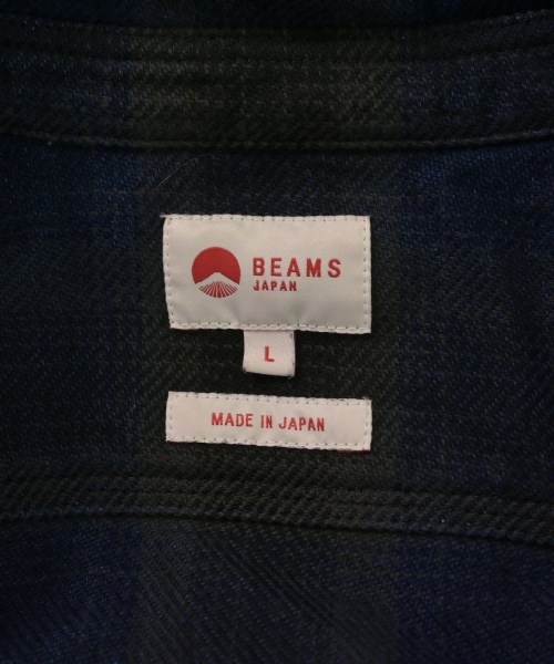 BEAMS JAPAN（ビームスジャパン）カジュアルシャツ 紺 サイズ:L メンズ/2200607023398