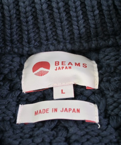 BEAMS JAPAN（ビームスジャパン）ニット・セーター 紺 サイズ:L メンズ/2200607023596