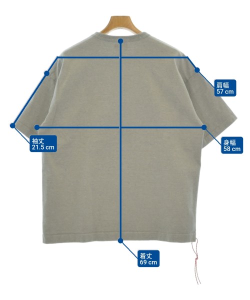 BEAMS JAPAN（ビームスジャパン）Tシャツ・カットソー グレー サイズ:S メンズ/2200685758038