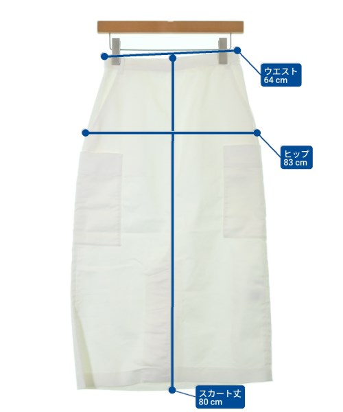 ketty cherie（ケティシェリー）ロング・マキシ丈スカート 白 サイズ:1(S位) レディース/2200642575012