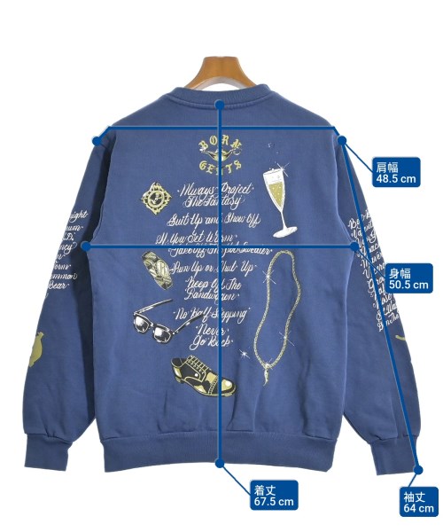 union（ユニオン）スウェット 青 サイズ:S メンズ/2200643185043