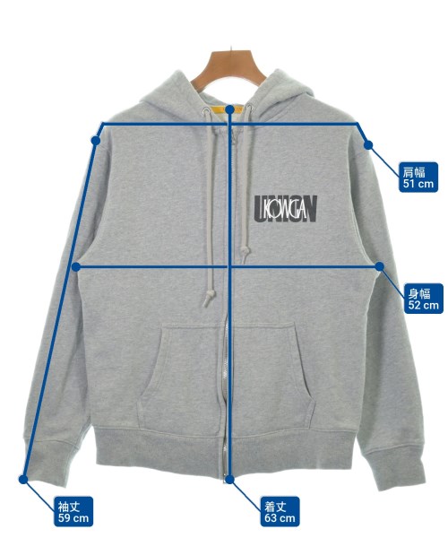 union（ユニオン）パーカー グレー サイズ:M メンズ/2200643451094