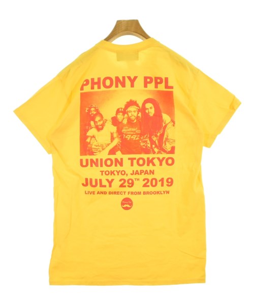union（ユニオン）Tシャツ・カットソー 黄 サイズ:M メンズ/2200623375051