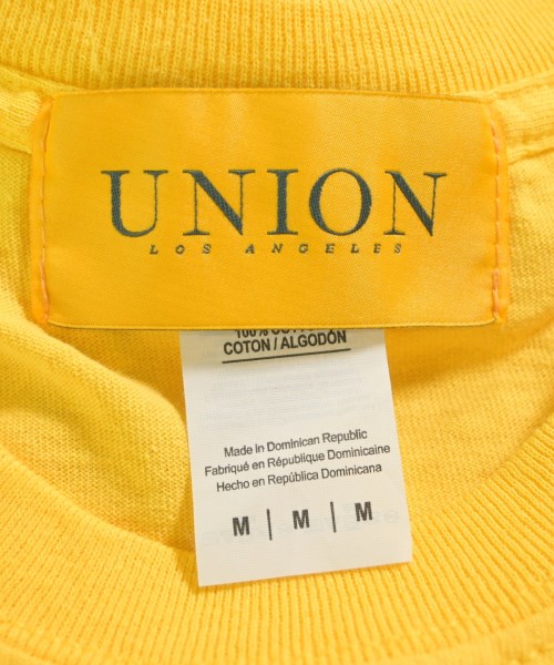 union（ユニオン）Tシャツ・カットソー 黄 サイズ:M メンズ/2200623375051