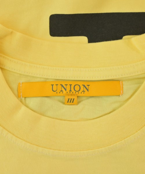 union（ユニオン）Tシャツ・カットソー 黄 サイズ:3(L位) メンズ/2200680468017