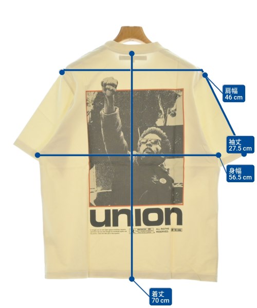 union（ユニオン）Tシャツ・カットソー ベージュ サイズ:3(L位) メンズ/2200680468048