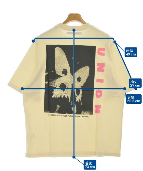 union（ユニオン）Tシャツ・カットソー ベージュ サイズ:4(XL位) メンズ/2200680468079