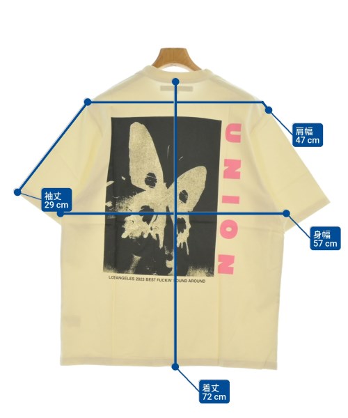 union（ユニオン）Tシャツ・カットソー ベージュ サイズ:3(L位) メンズ/2200680468093