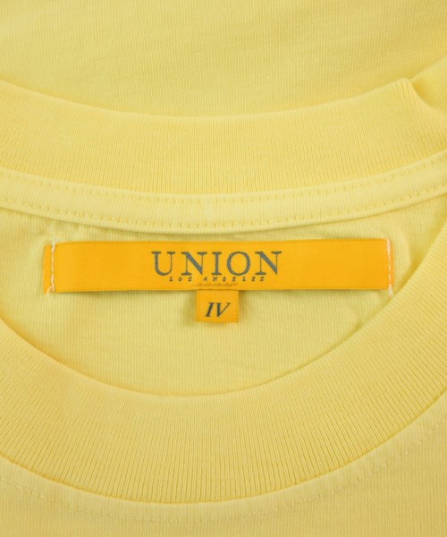 union（ユニオン）Tシャツ・カットソー 黄 サイズ:4(XL位) メンズ/2200680468147
