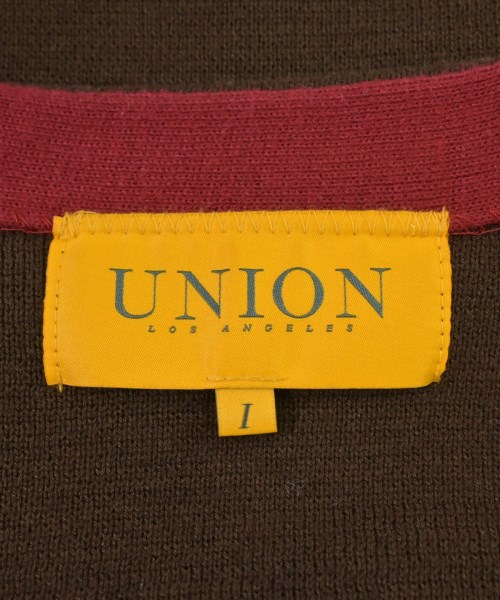 union（ユニオン）カーディガン 茶 サイズ:1(S位) メンズ/2200696954023