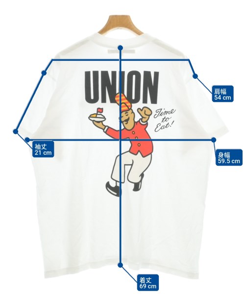 union（ユニオン）Tシャツ・カットソー 白 サイズ:4(XL位) メンズ/2200718648015